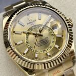 Rolex Sky Dweller 42 mm Oyster Fluted Bezel Champagne colour Dial 336938 - Image 4