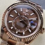 Rolex Sky Dweller 42 mm Oyster Fluted Bezel Chocolate Dial 336935 - Image 5