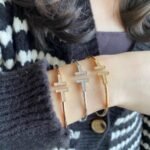 Tiffany and Co TIFFANY T Diamond Wire Bracelet - Image 4