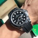 Rolex Yacht Master 42 mm Oysterflex Black ceramic Bezel Bright black Dial 226659 - Image 8