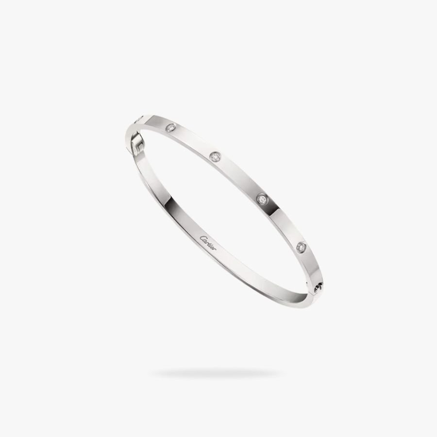 CEL-B-CAR-021.jpg CARTIER LOVE bracelet small model 10 diamonds - Image 1