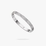CARTIER LOVE bracelet classic model paved 10 diamonds