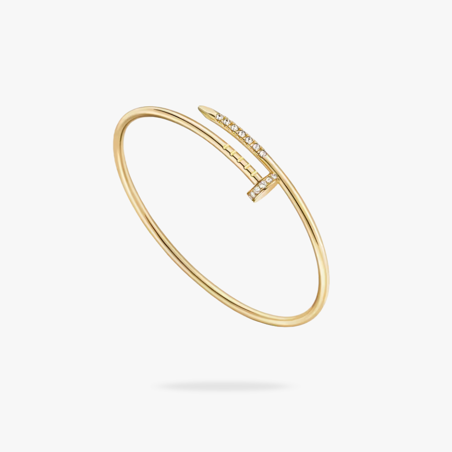 CEL-B-CAR-100.png CARTIER Juste un Clou bracelet small model reverse set diamonds - Image 1