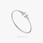 Tiffany and Co TIFFANY T Diamond Wire Bracelet
