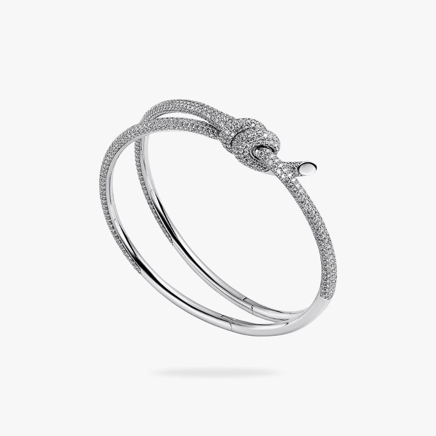 CEL-B-TIF-077.jpg Tiffany and Co TIFFANY Knot Double Row Bracelet - Image 1