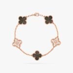 Van Cleef and Arpels Vintage Alhambra bracelet 5 motifs