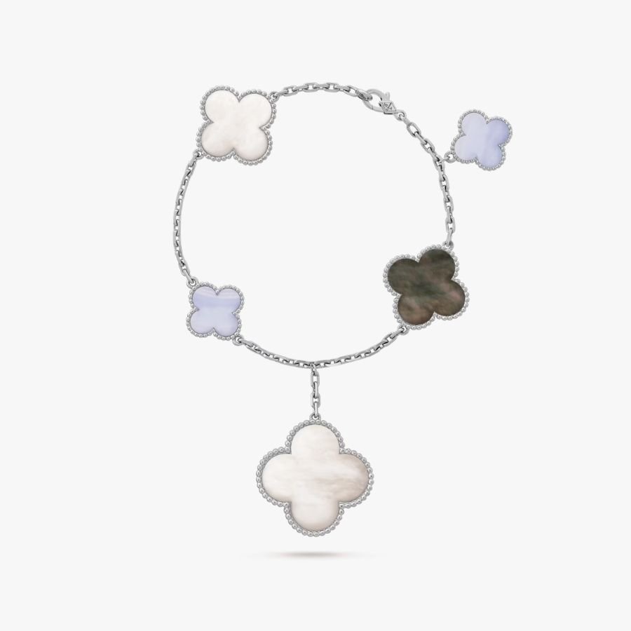 CEL-B-VCA-007.jpg Van Cleef and Arpels Magic Alhambra bracelet 5 motifs - Image 1