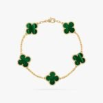 Van Cleef and Arpels Vintage Alhambra bracelet 5 motifs