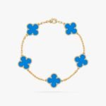 Van Cleef and Arpels Vintage Alhambra bracelet 5 motifs