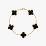 Van Cleef and Arpels Vintage Alhambra bracelet 5 motifs
