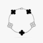 Van Cleef and Arpels Vintage Alhambra bracelet 5 motifs