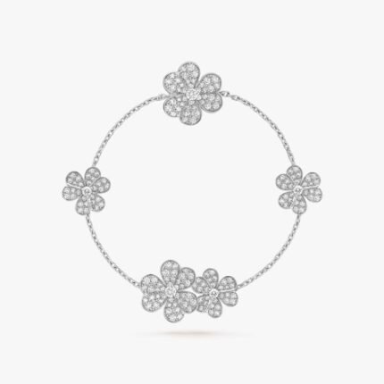 Van Cleef and Arpels Frivole bracelet 5 flowers
