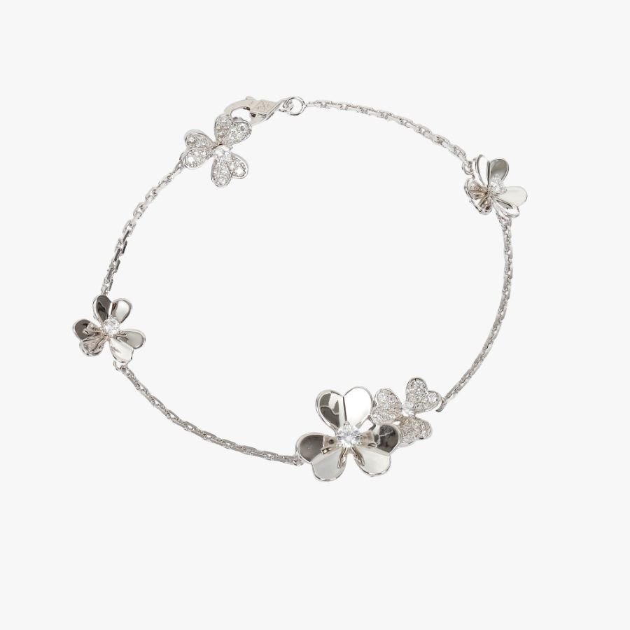CEL-B-VCA-049.jpg Van Cleef and Arpels Frivole bracelet 5 flowers - Image 1
