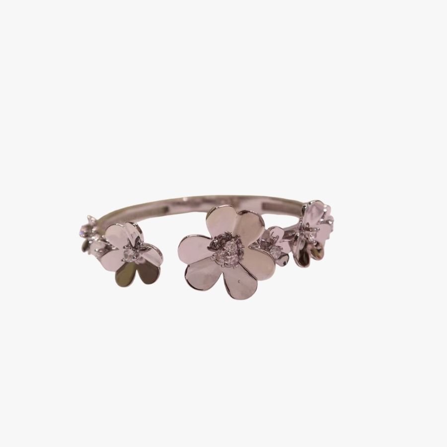 CEL-B-VCA-053.jpg Van Cleef and Arpels Frivole bracelet 7 flowers medium model - Image 1