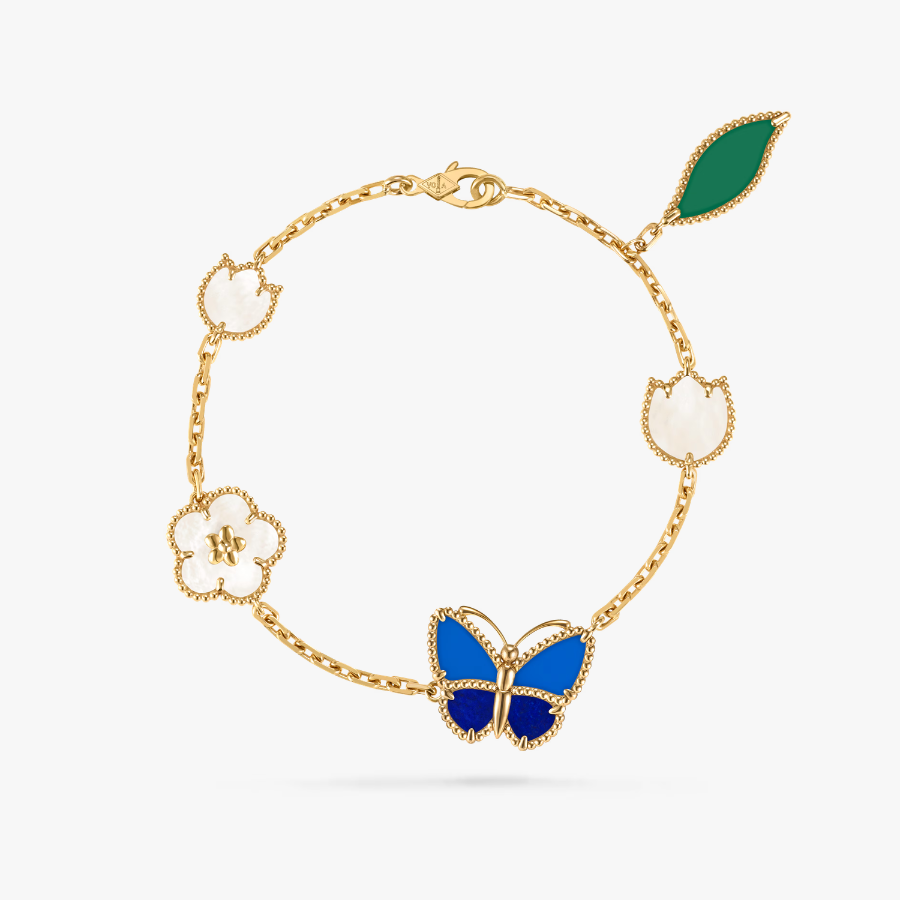 CEL-B-VCA-075.png Van Cleef and Arpels Lucky Spring Butterfly bracelet 5 motifs - Image 1