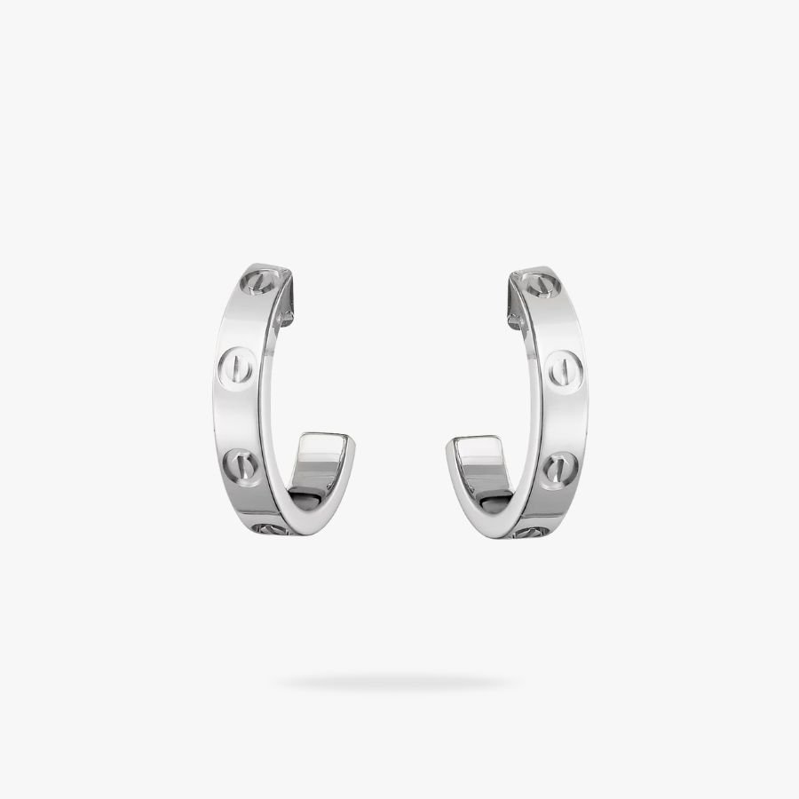 CEL-E-CAR-003-1.jpg CARTIER LOVE hoop earrings small model - Image 1