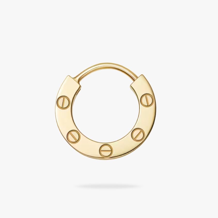 CEL-E-CAR-009.jpg CARTIER LOVE single hoop earring - Image 1
