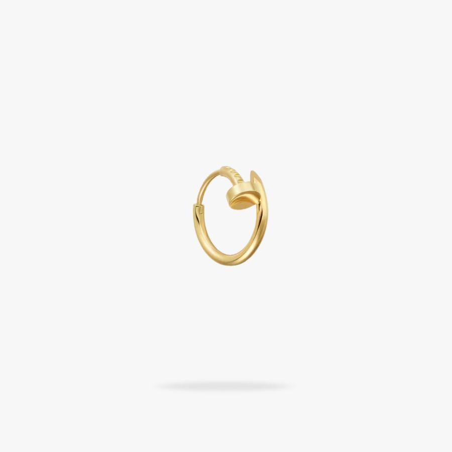 CEL-E-CAR-024.jpg CARTIER Juste un Clou single hoop earring mini model - Image 1