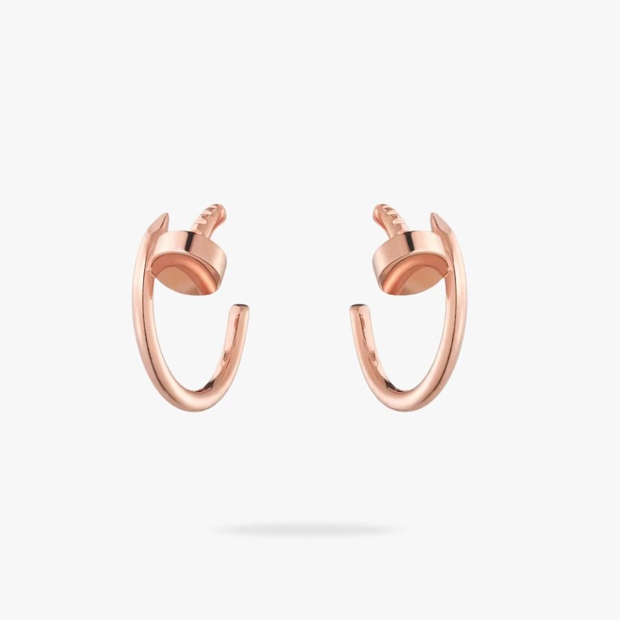 CEL-E-CAR-028.jpg CARTIER Juste un Clou hoop earrings small model - Image 1
