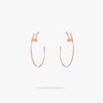 CARTIER Juste un Clou hoop earrings large model diamonds