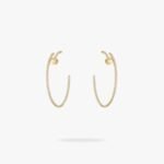 CARTIER Juste un Clou hoop earrings large model paved