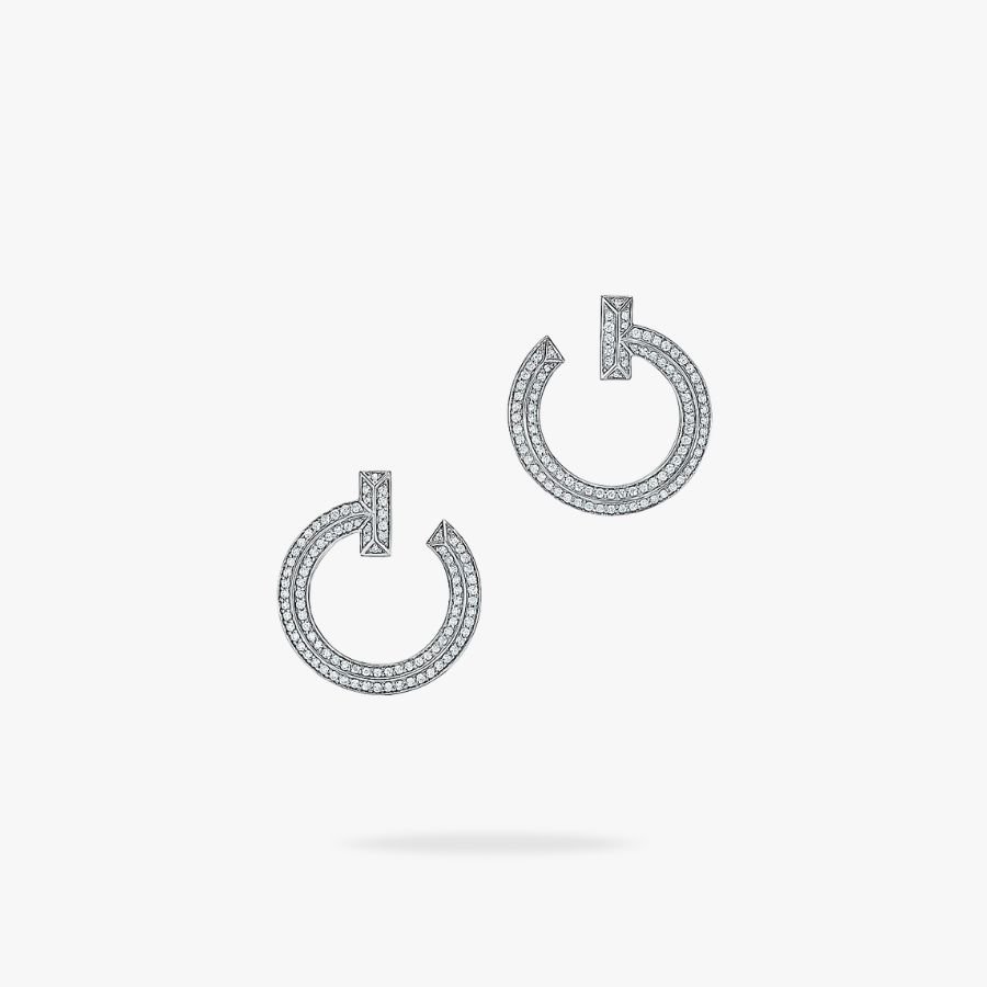 CEL-E-TIF-007.jpg Tiffany and Co TIFFANY T1 Open Hoop Earrings - Image 1