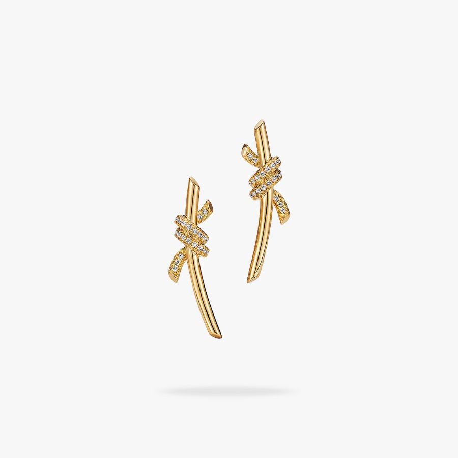 CEL-E-TIF-018.jpg Tiffany and Co TIFFANY Knot Earrings - Image 1