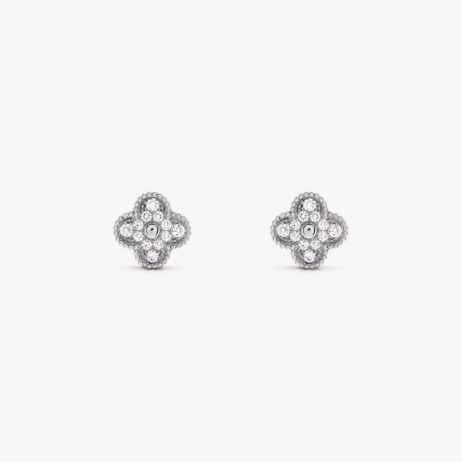 CEL-E-VCA-005.jpg Van Cleef and Arpels Vintage Alhambra earrings - Image 1