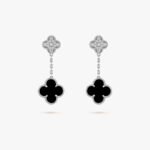 Van Cleef and Arpels Magic Alhambra earrings 2 motifs