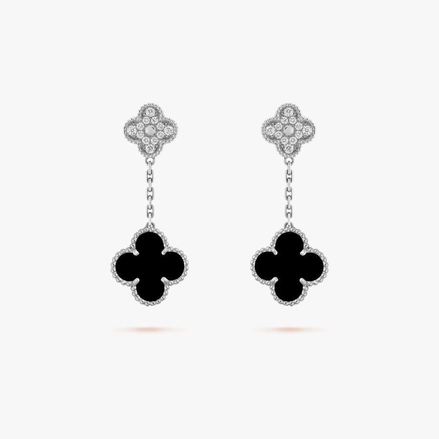 CEL-E-VCA-006.jpg Van Cleef and Arpels Magic Alhambra earrings 2 motifs - Image 1