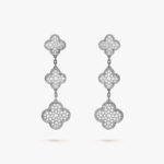 Van Cleef and Arpels Magic Alhambra earrings 3 motifs