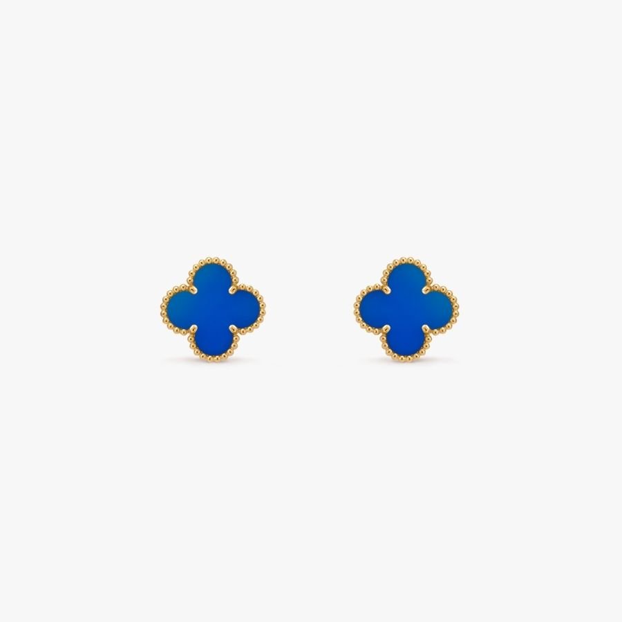 CEL-E-VCA-011.jpg Van Cleef and Arpels Vintage Alhambra earrings - Image 1