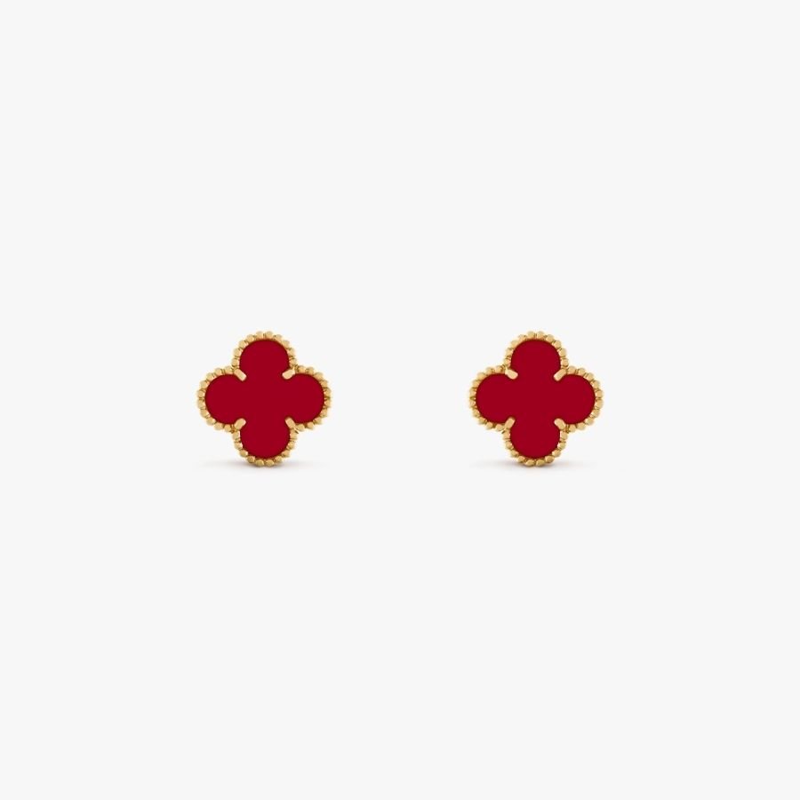 CEL-E-VCA-012.jpg Van Cleef and Arpels Vintage Alhambra earrings - Image 1