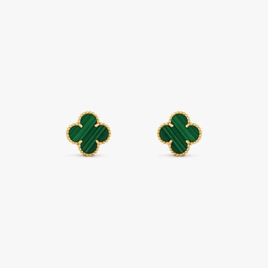 CEL-E-VCA-019.jpg Van Cleef and Arpels Vintage Alhambra earrings - Image 1