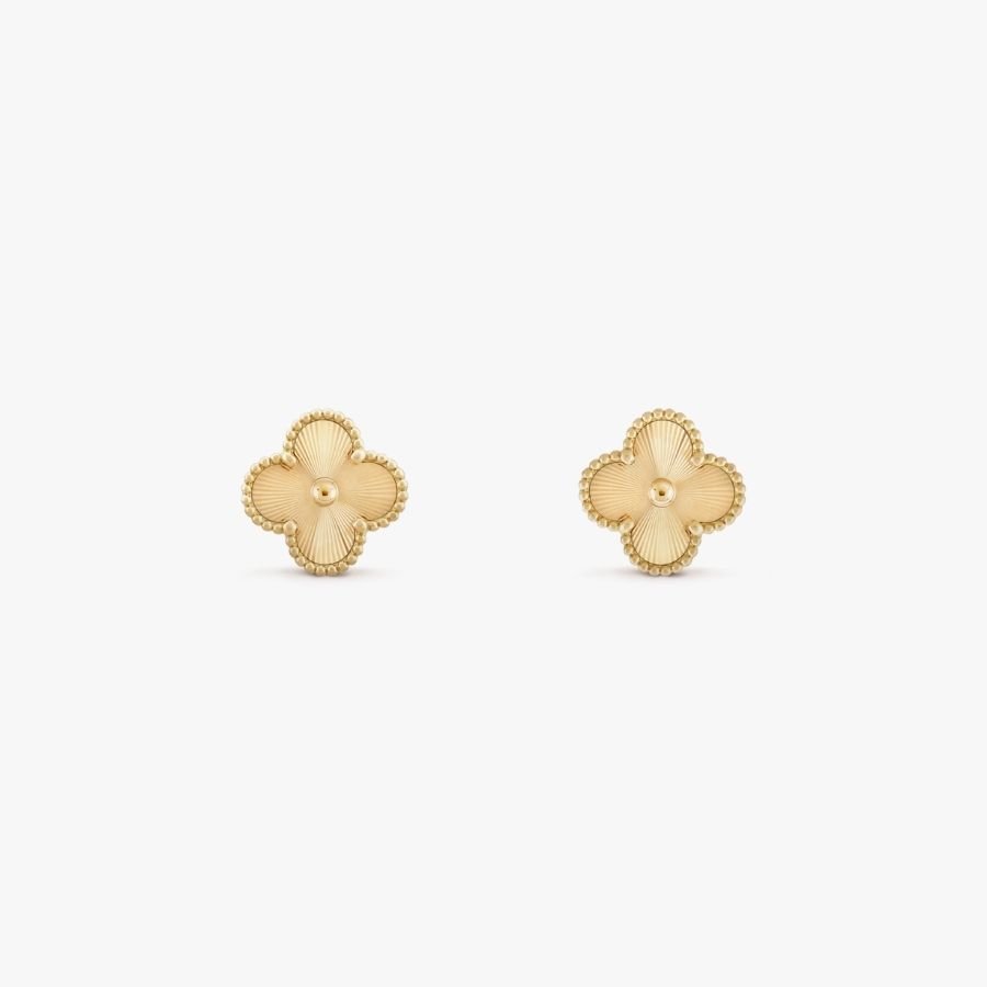 CEL-E-VCA-022.jpg Van Cleef and Arpels Vintage Alhambra earrings - Image 1