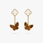 Van Cleef and Arpels Lucky Alhambra earrings 2 motifs