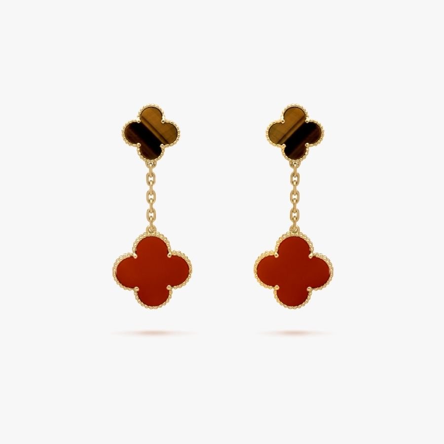 CEL-E-VCA-027.jpg Van Cleef and Arpels Magic Alhambra earrings 2 motifs - Image 1