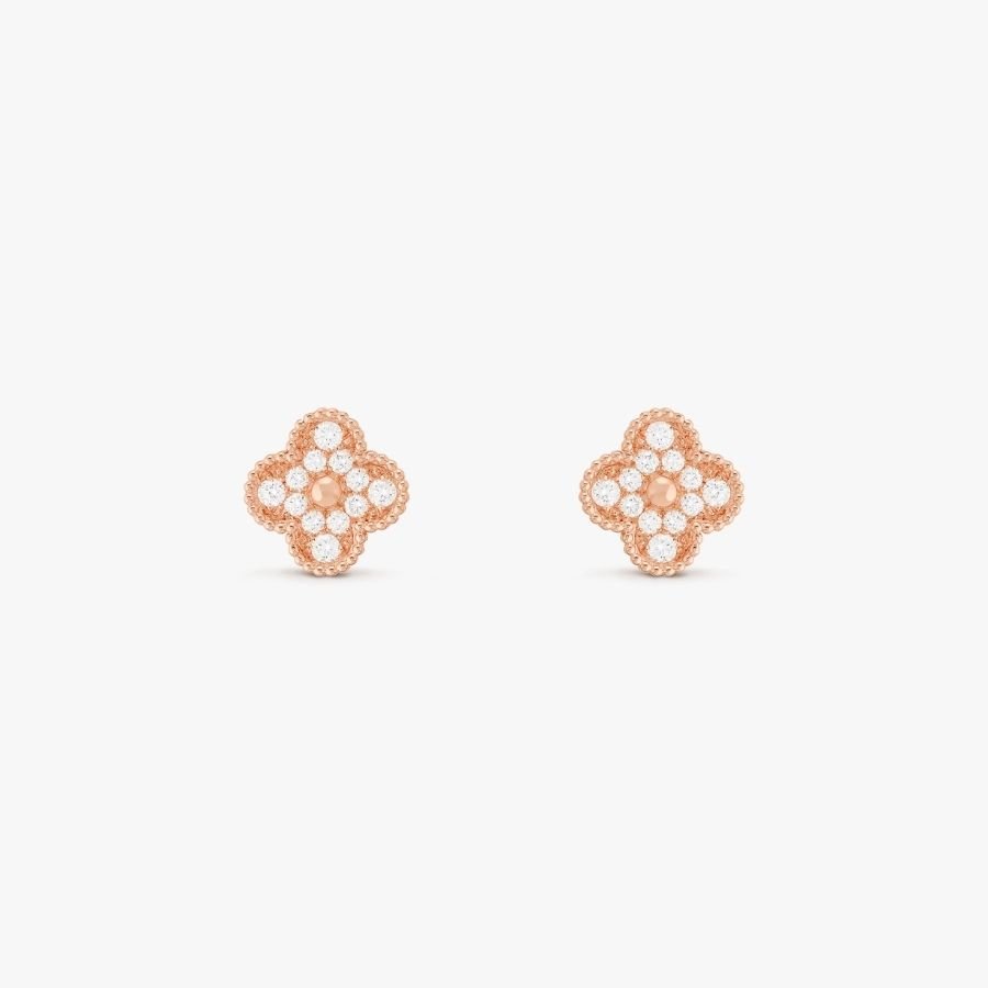 CEL-E-VCA-032.jpg Van Cleef and Arpels Vintage Alhambra earrings - Image 1