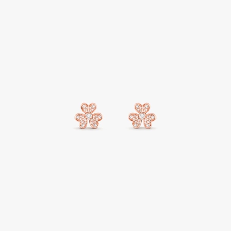 CEL-E-VCA-045.jpg Van Cleef and Arpels Frivole earrings mini model - Image 1