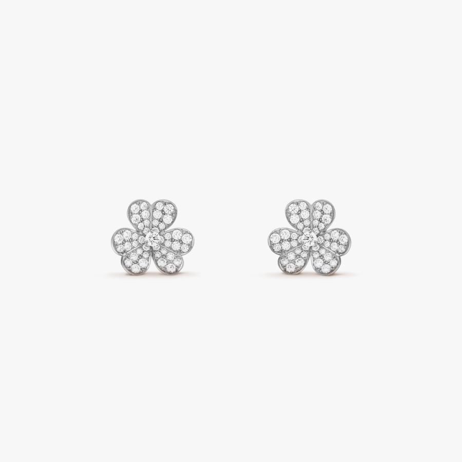 CEL-E-VCA-051.jpg Van Cleef and Arpels Frivole earrings small model - Image 1