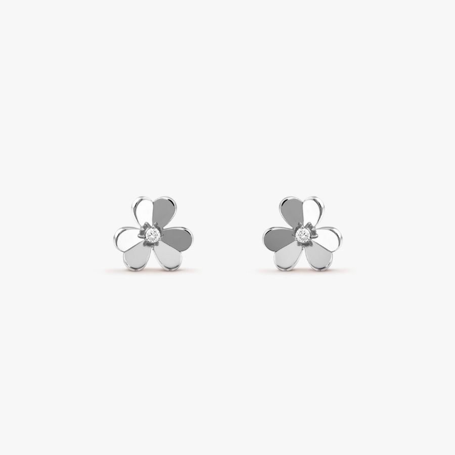 CEL-E-VCA-054.jpg Van Cleef and Arpels Frivole earrings small model - Image 1