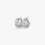 Van Cleef and Arpels Perlée clovers hoop earrings