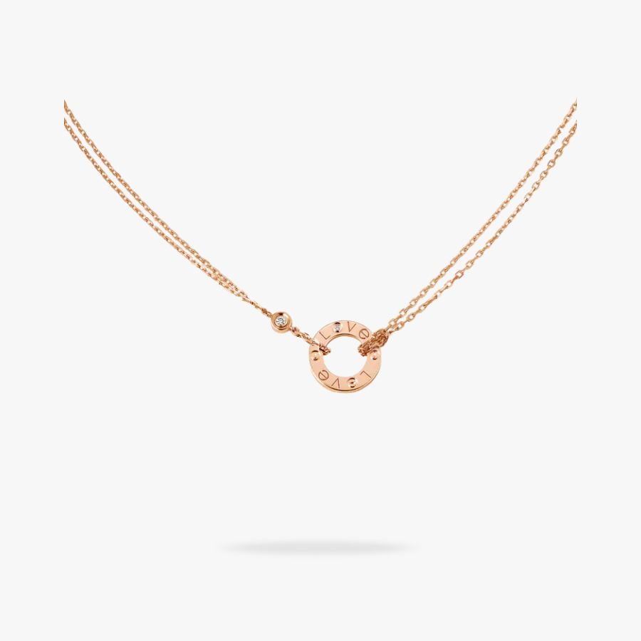 CEL-N-CAR-004-2.jpg CARTIER LOVE pendant 2 diamonds - Image 1