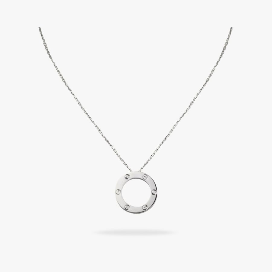 CEL-N-CAR-009-2.jpg CARTIER LOVE pendant 3 diamonds - Image 1