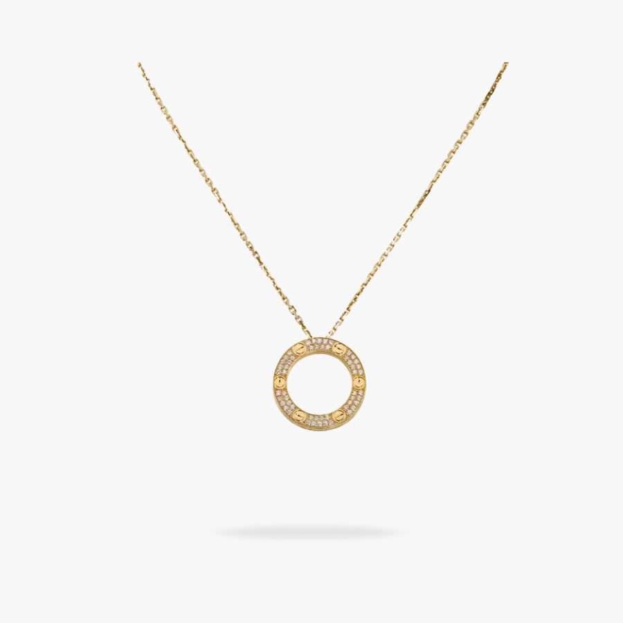CEL-N-CAR-011-2.jpg CARTIER LOVE pendant paved - Image 1