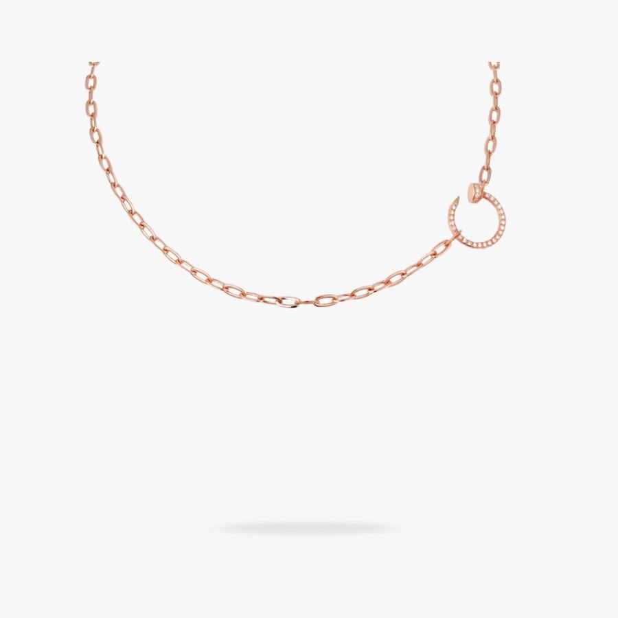 CEL-N-CAR-029-2.jpg CARTIER Juste un Clou necklace paved - Image 1
