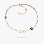 CHANEL 25P CC Pearl Necklace
