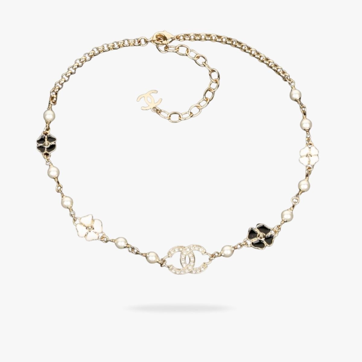 CEL-N-CN-019-1.jpg CHANEL 25P CC Pearl Necklace - Image 1