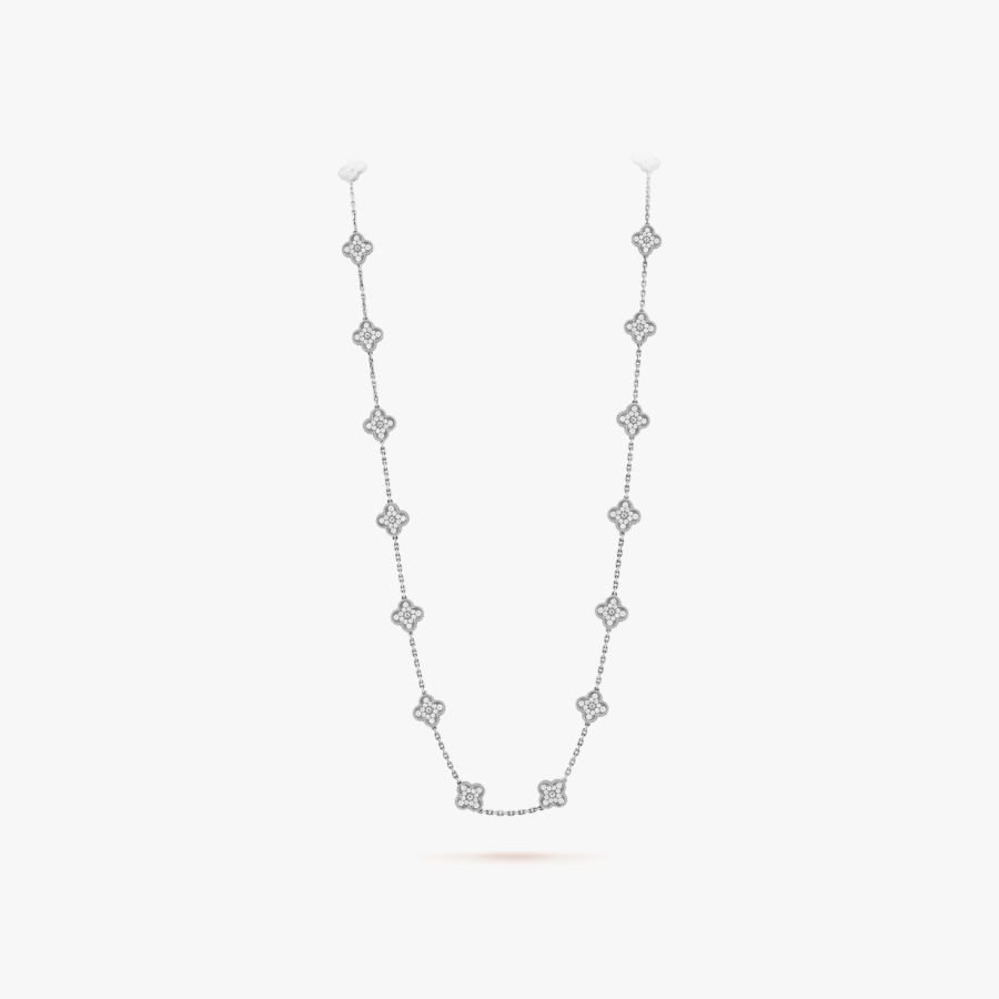 CEL-N-VCA-001.jpg Van Cleef and Arpels Vintage Alhambra long necklace 20 motifs - Image 1