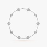 Van Cleef and Arpels Vintage Alhambra necklace 10 motifs